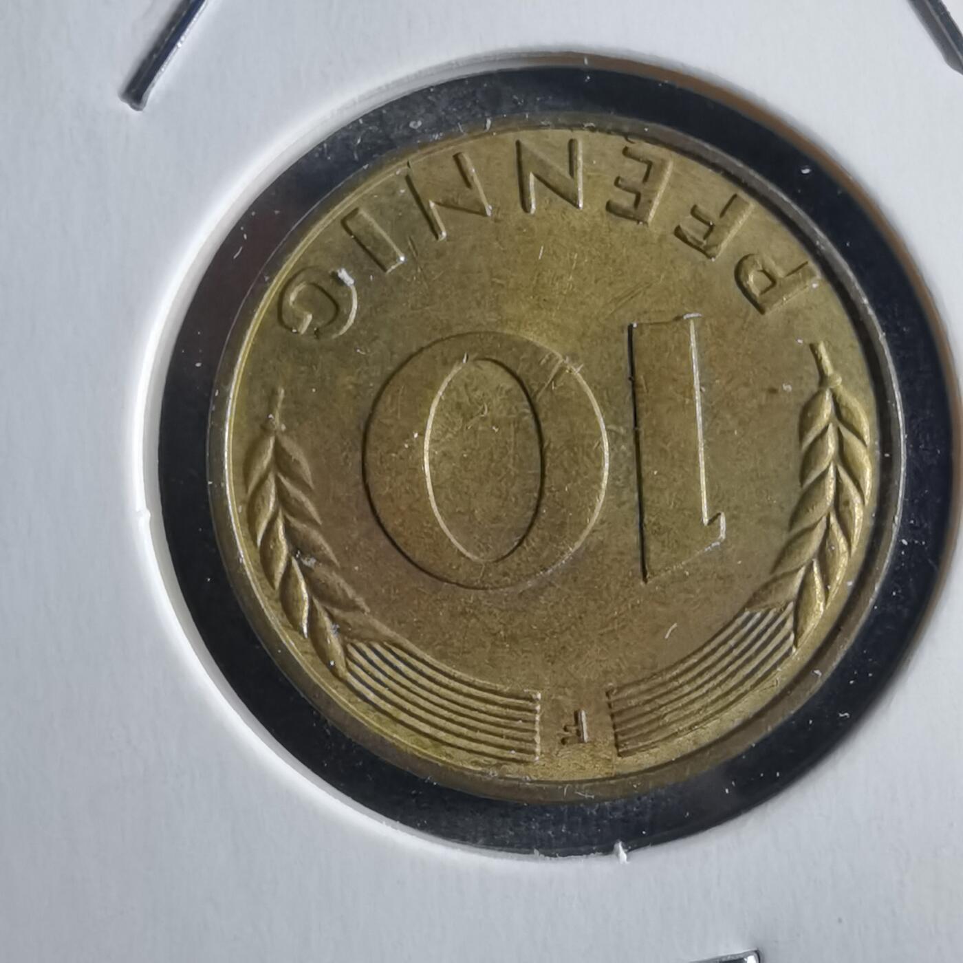 沼泽如烟--第781场 德国1950年10芬尼