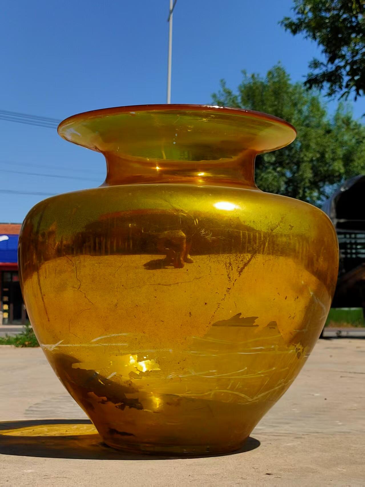 清代玻璃坛  全品