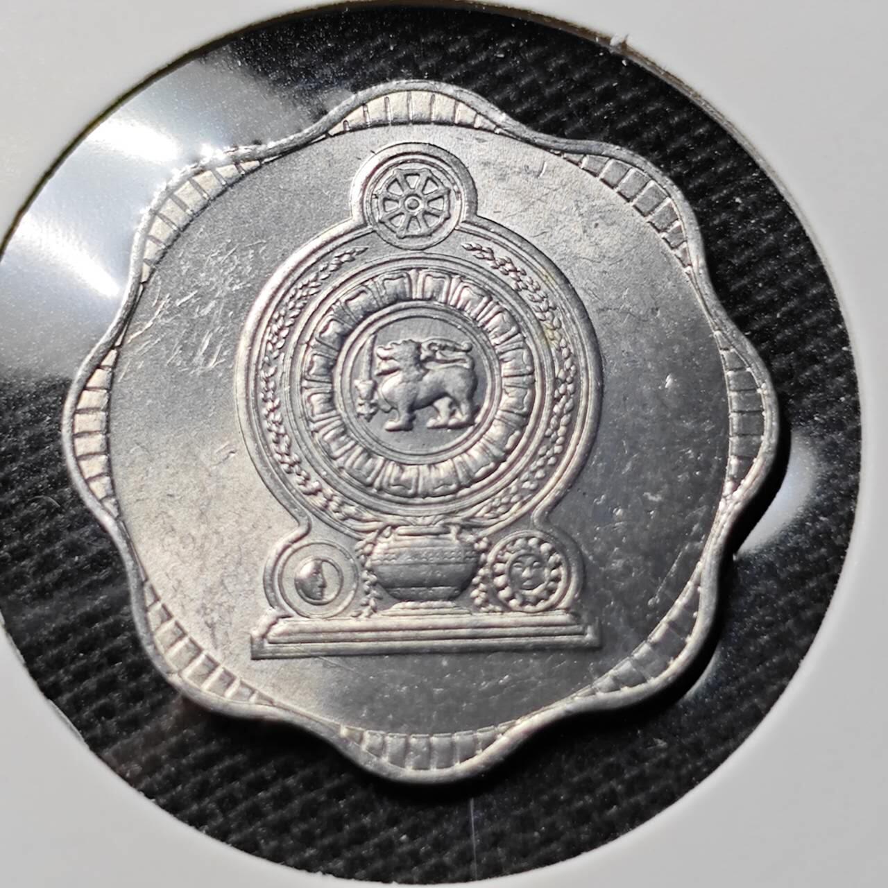 KK钱币收藏小铺 第309期 2月预留时间 周末发货 1978斯里兰卡 10分好品
