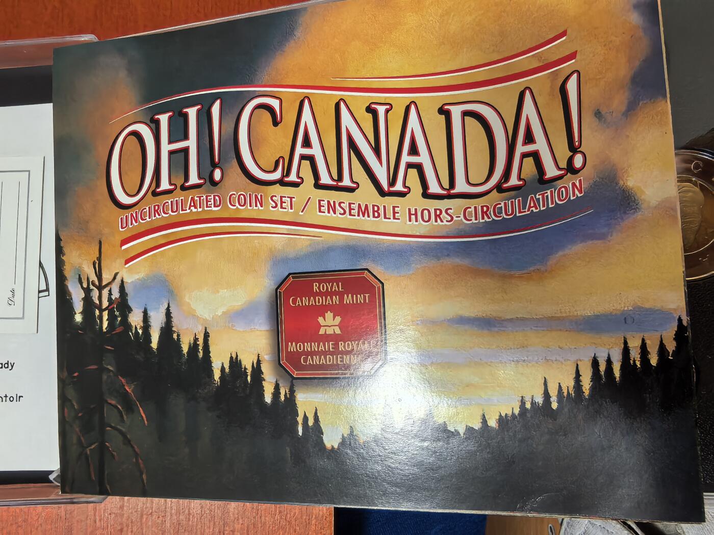 长老汇蛇年精选第二十四场拍卖 2003加拿大“Oh！Canada”7枚套币，盒证全