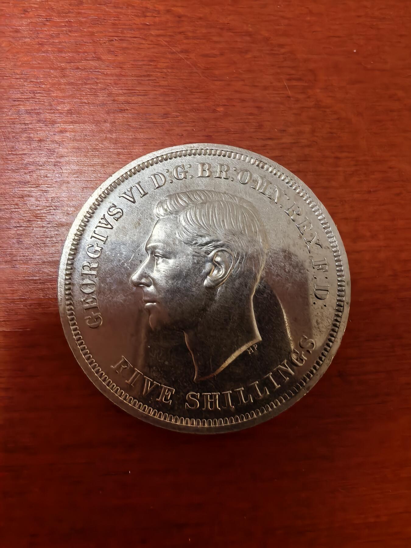 长老汇蛇年精选第二十四场拍卖 1951英国乔治六世1克朗镍马剑，未流通