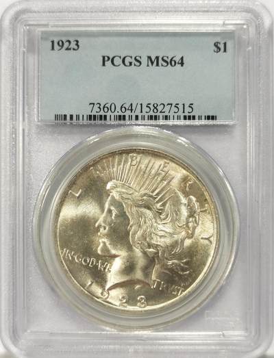 博洋堂世界钱币拍卖第131期（全场包邮） - PCGS MS64 美国1923和平鹰
