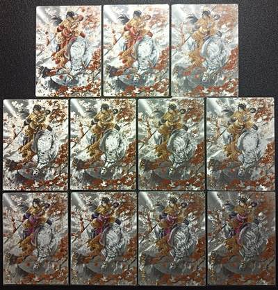 天玑星卡拍第一百零六期《7.21周一截拍》持续收拍收评中 满赠卡需备注 - 卡德曼 忠义水浒 扈三娘 限编300 粗闪 十一张