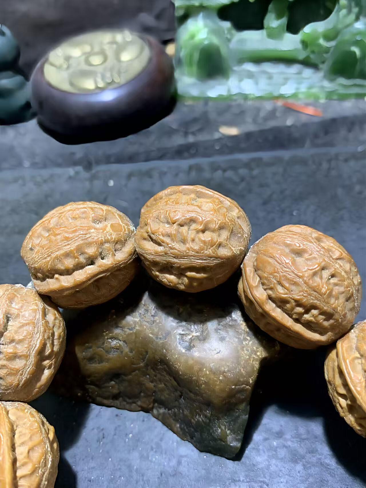 天然精美东北野生秋子核桃单圈手串(手持)一条