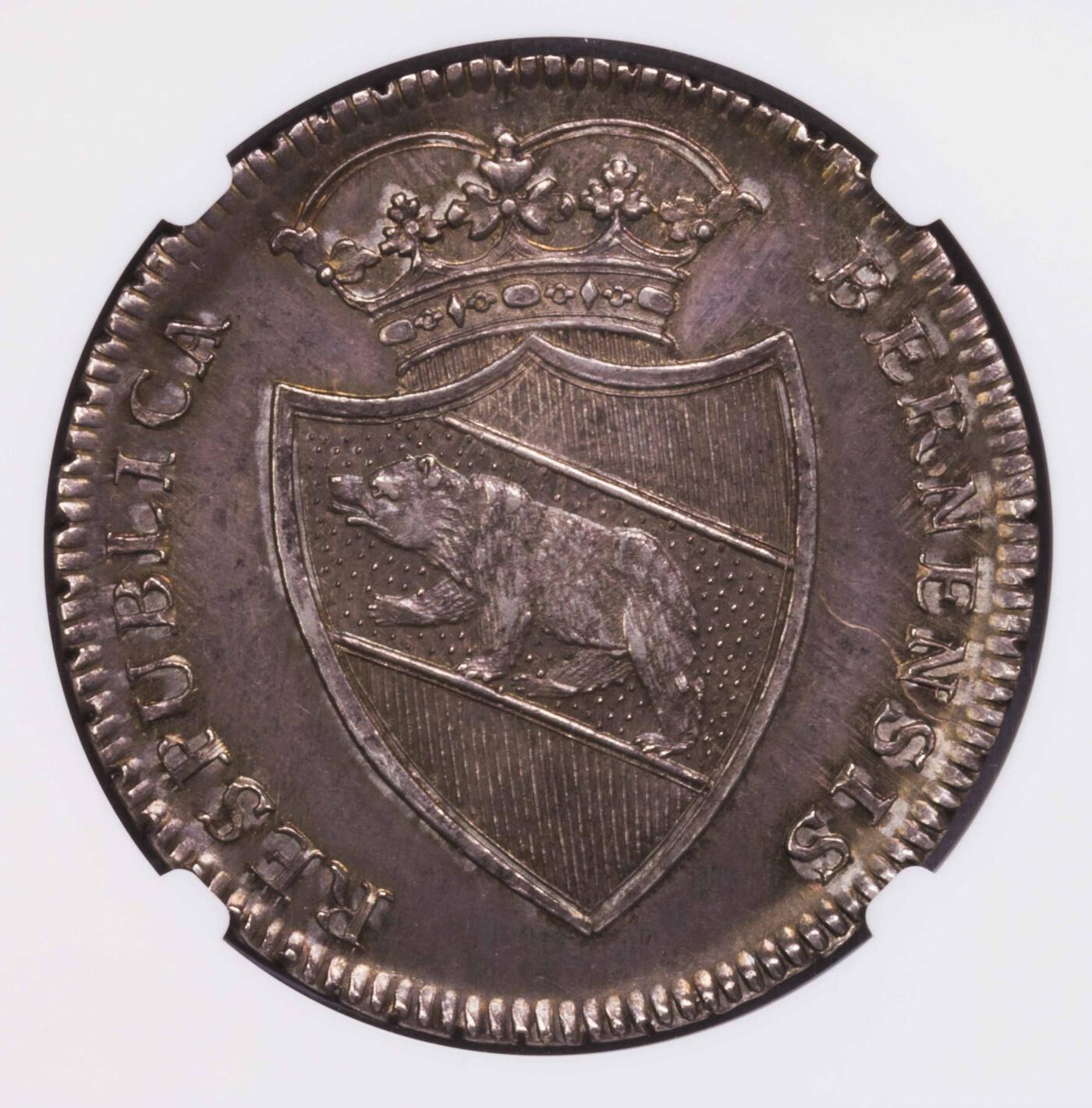 NGC-MS64 1795瑞士伯尔尼雇佣兵泰勒 初模