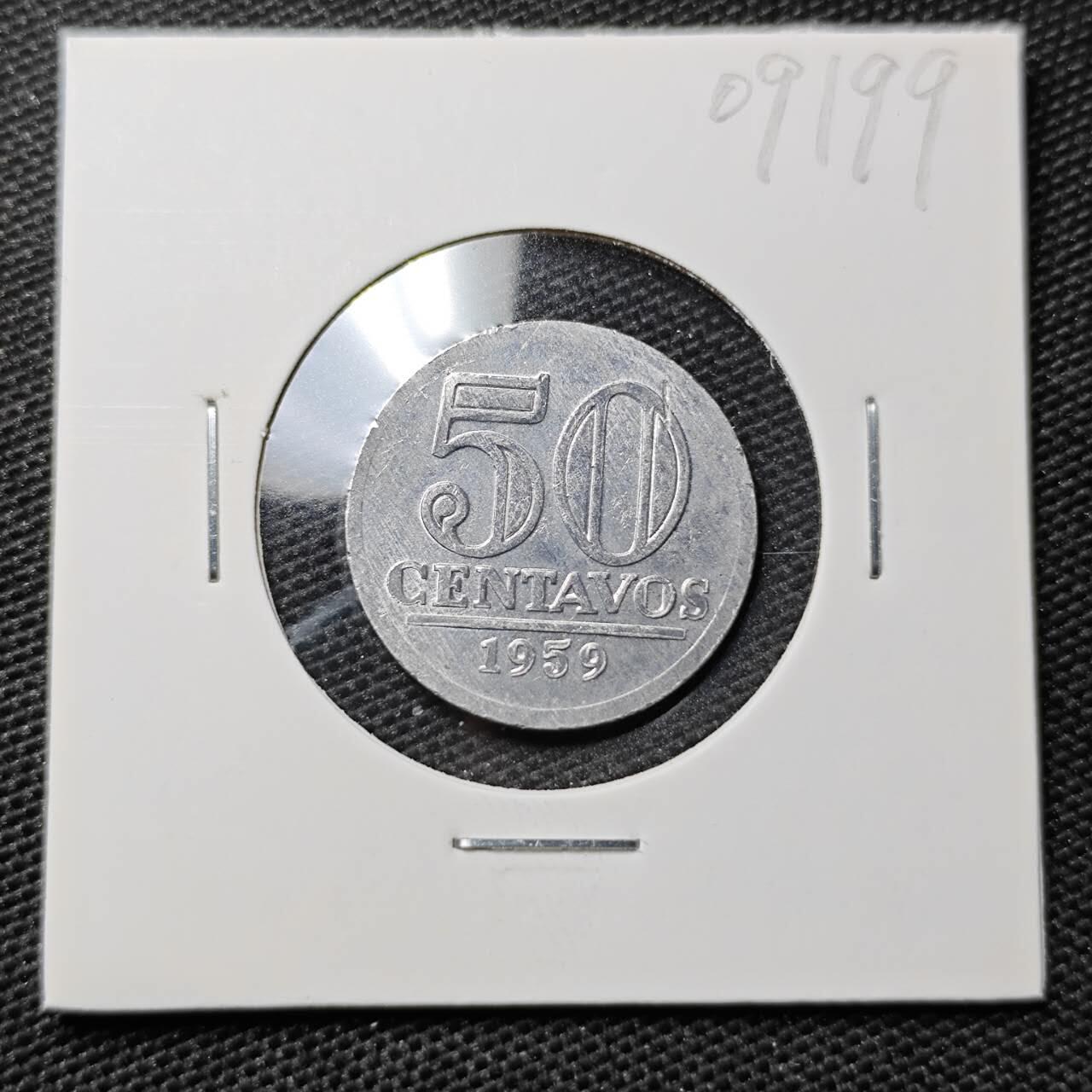 KK钱币收藏小铺 第309期 2月预留时间 周末发货 1959巴西50分