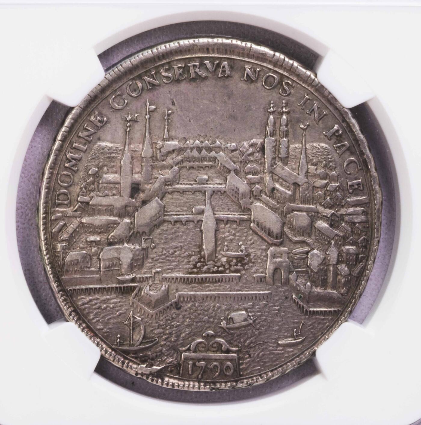 NGC-AU50 1790瑞士苏黎世景观泰勒双狮版 原味