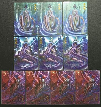 天玑星卡拍第一百零六期《7.21周一截拍》持续收拍收评中 满赠卡需备注 - 卡德曼 西游记 蟒蛇精+黑狐狸+白骨夫人 粗闪 十张