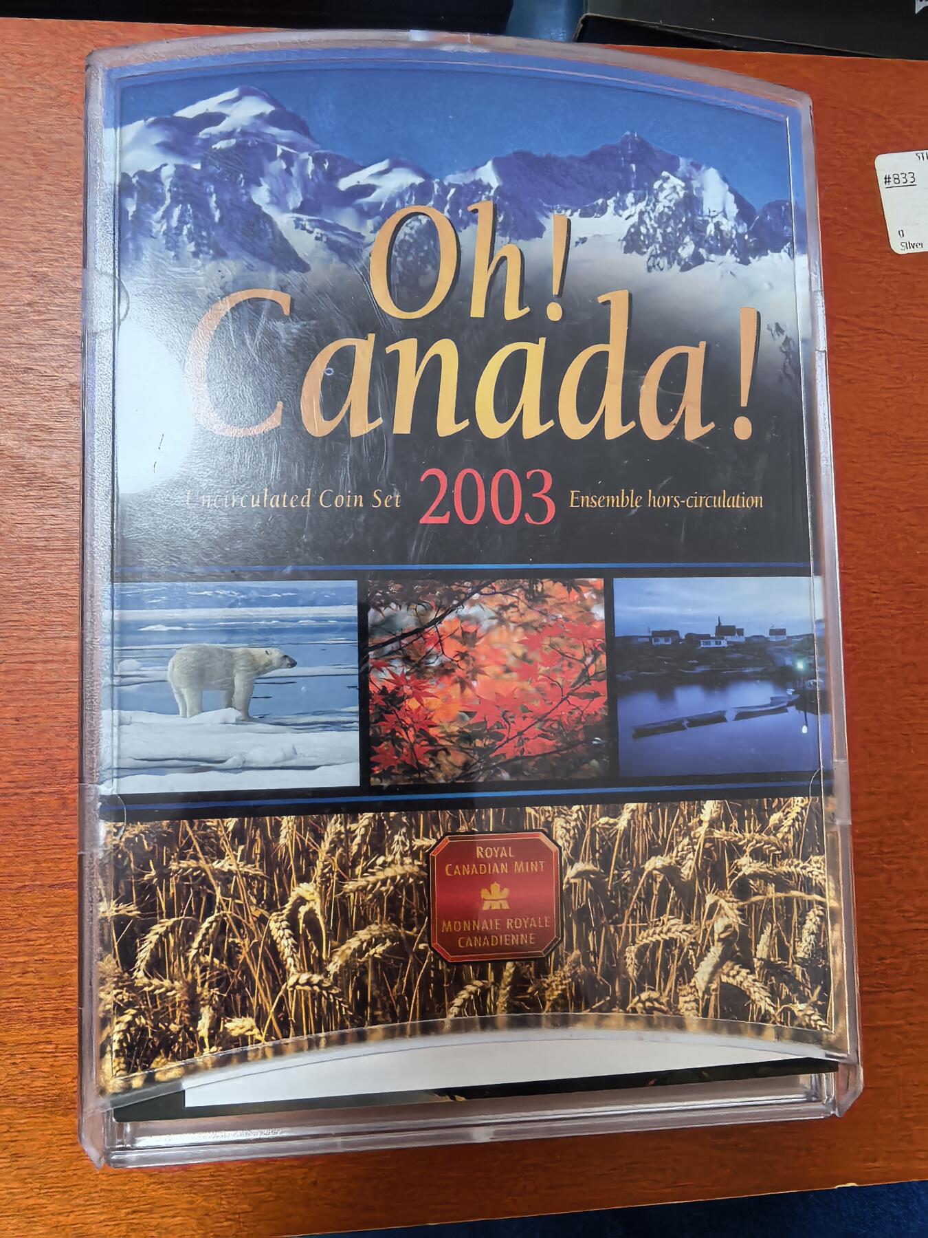 长老汇蛇年精选第二十四场拍卖 2003加拿大“Oh！Canada”7枚套币，盒证全