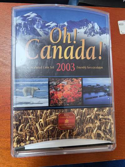 长老汇马年精选第十六场拍卖 - 2003加拿大“Oh！Canada”7枚套币，盒证全