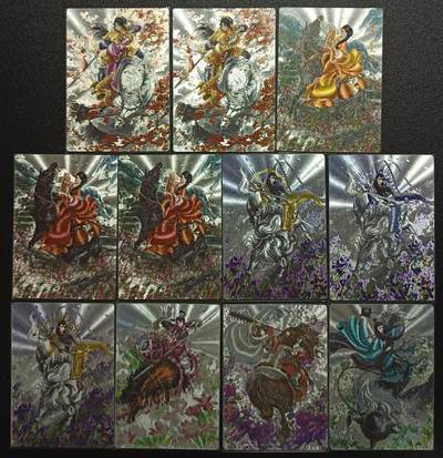天玑星卡拍第一百零六期《7.21周一截拍》持续收拍收评中 满赠卡需备注 - 卡德曼 忠义水浒 扈三娘 限编300 粗闪 十一张