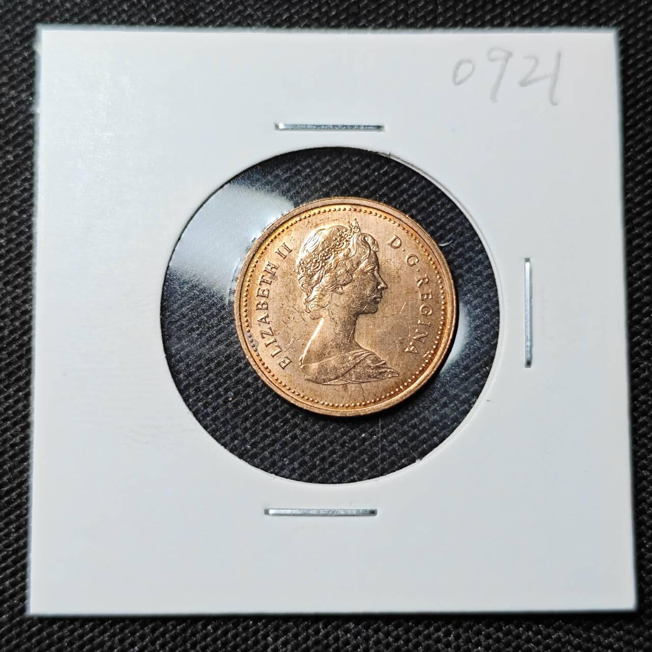 KK钱币收藏小铺 第309期 2月预留时间 周末发货  1981加拿大1分 好品