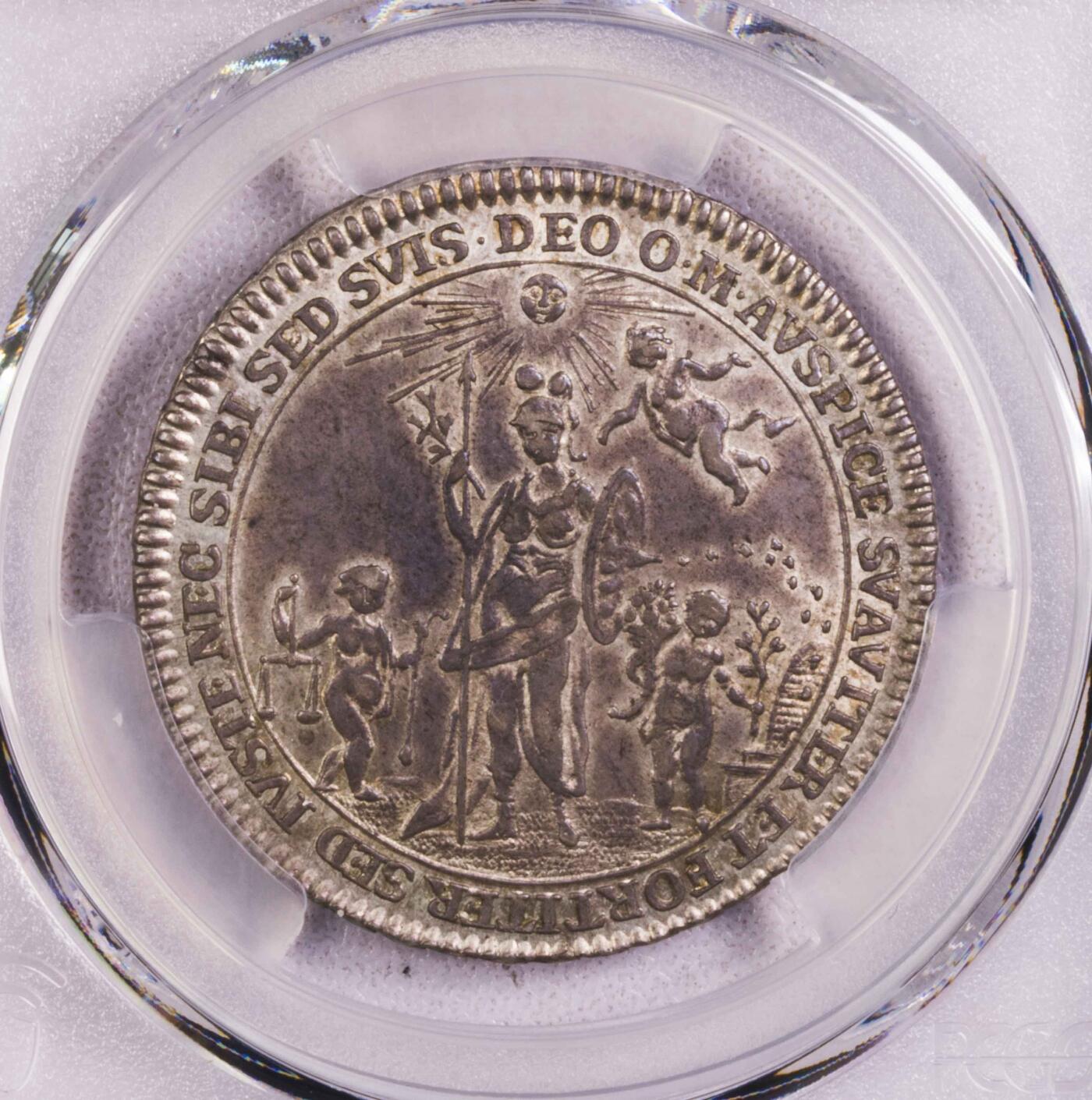 PCGS-AU58 1770德国施派尔菲利普主教继位半泰勒 季军