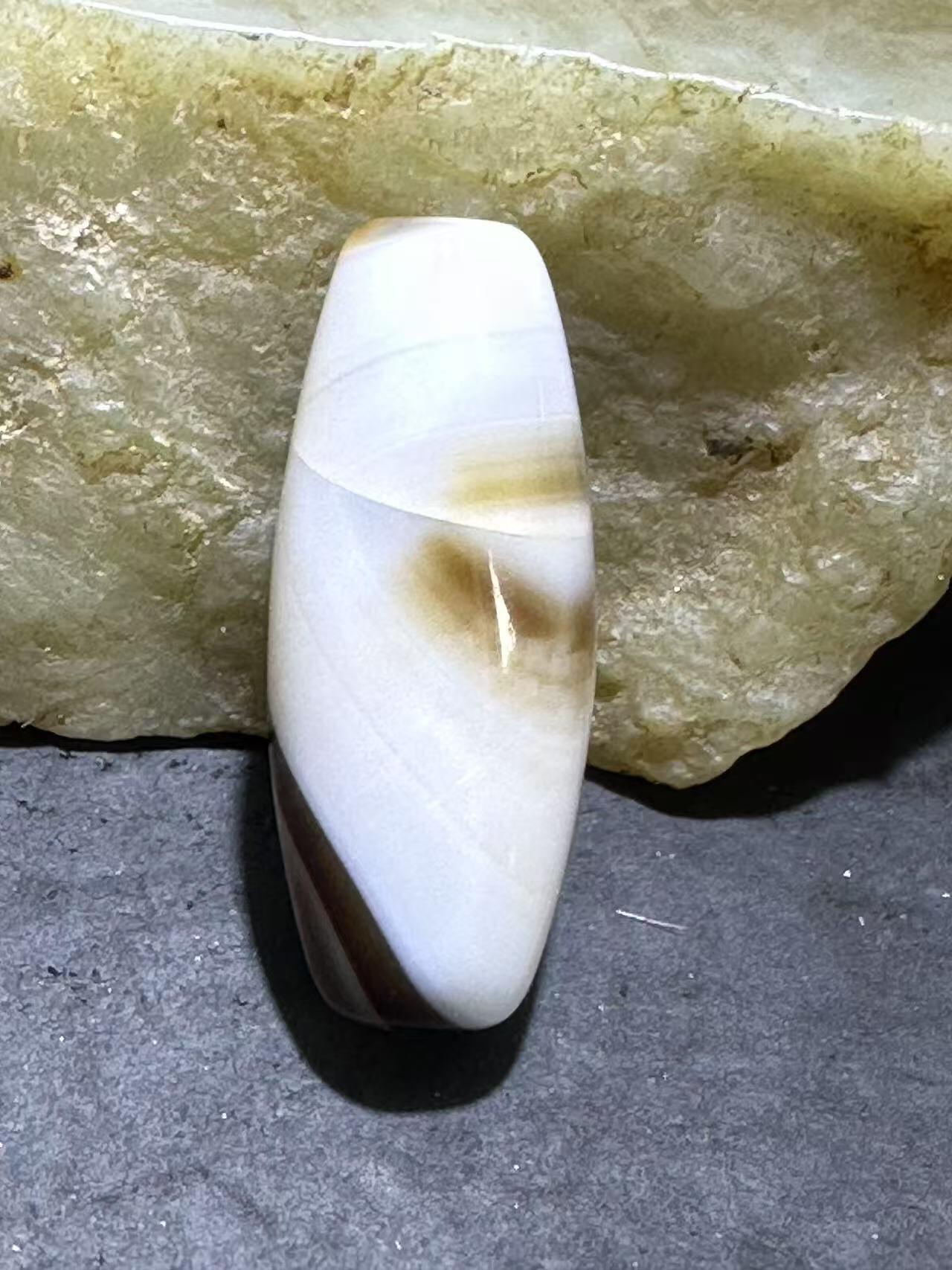 天眼药师玛瑙通货桶珠一个