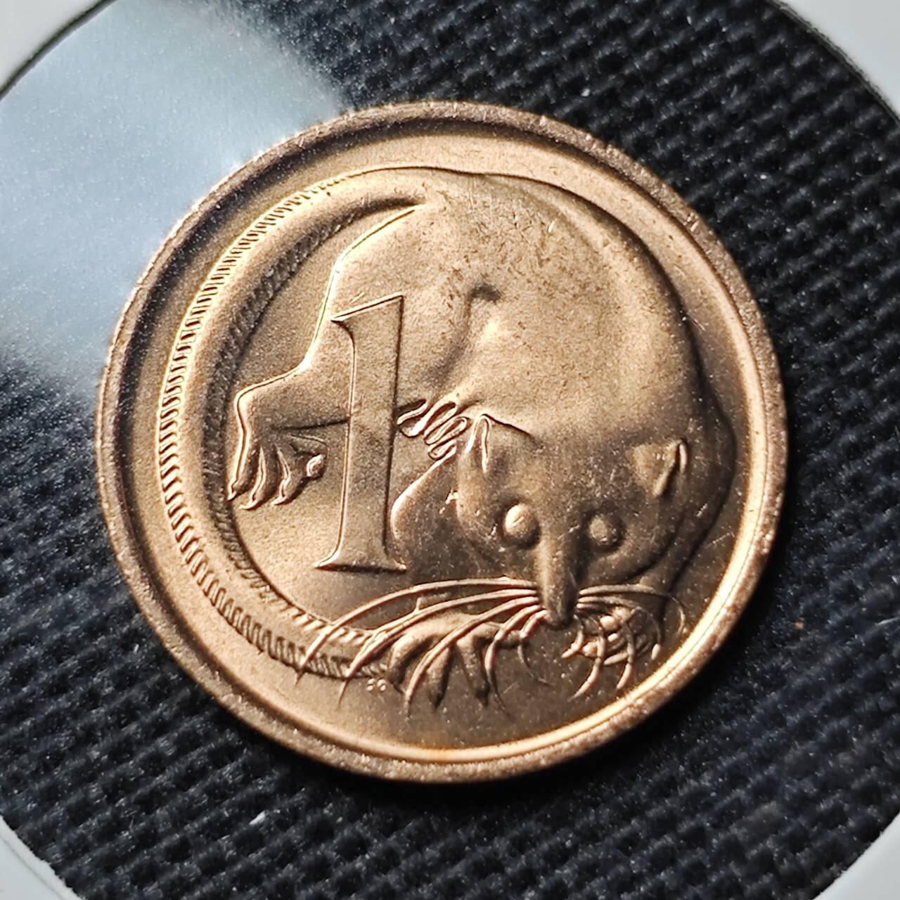 KK钱币收藏小铺 第309期 2月预留时间 周末发货 1980 澳大利亚1分好品