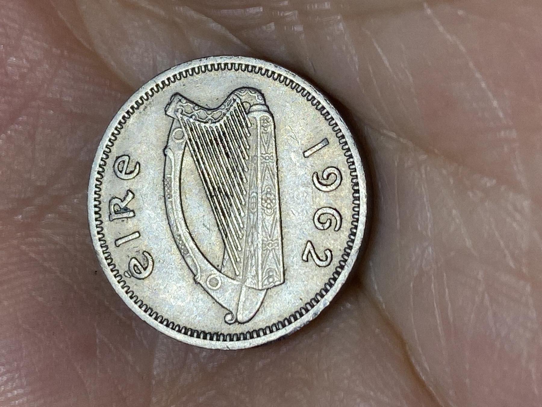 2025年第六十七场(总第九十三场）外国好品散币(免佣金) 爱尔兰🇮🇪1962年3便士(共和国时期第一套第二版)