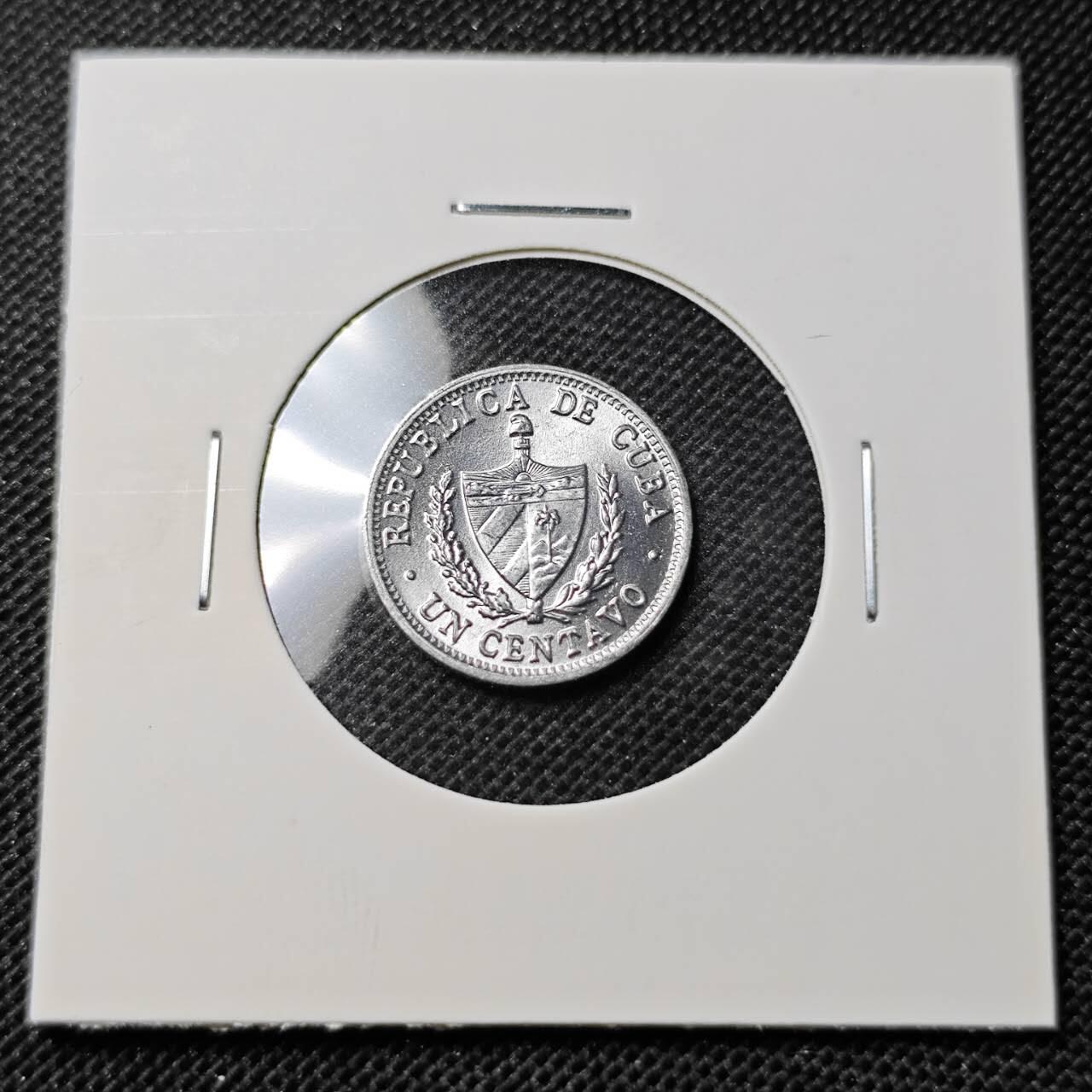 KK钱币收藏小铺 第309期 2月预留时间 周末发货 1981古巴1分 好品