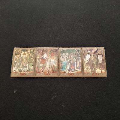 【全场包邮】纯粹捡漏拍443场 - 【邮票】中国邮票2001-6《永乐宫壁画》4联邮票