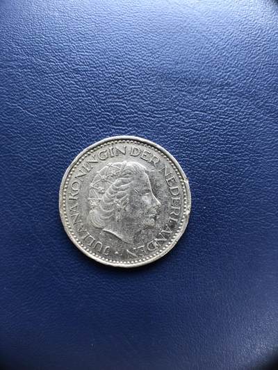 日本朝鲜俄罗斯多国纸币硬币 - 荷兰1980年1盾硬币