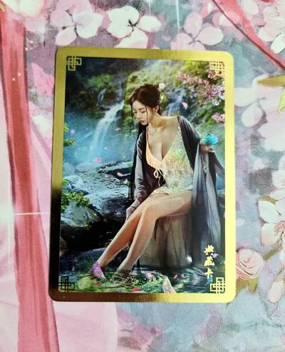 龙虎卡牌第46场 （无佣金，满120包邮，欢迎送拍） - 纱布闪卡 燎原三国 甄宓典藏卡