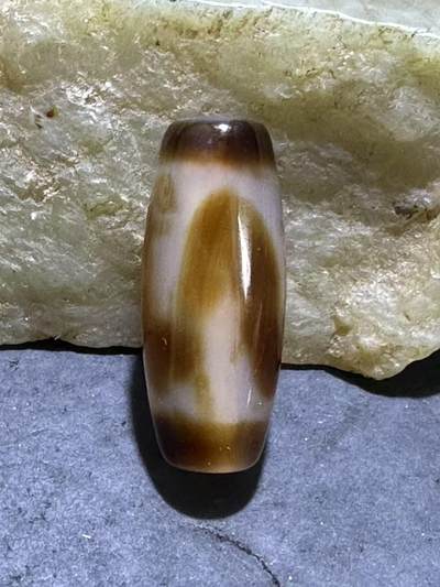 仅此一颗，藏传虎牙随形天珠一颗， - 仅此一颗，藏传虎牙随形天珠一颗，