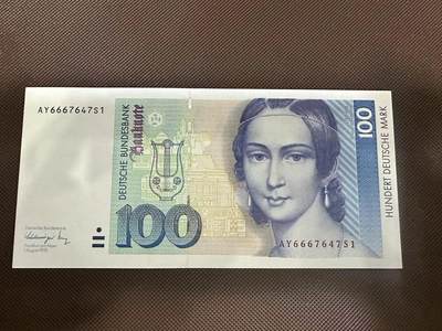 喜羊羊钱币收藏2025第7期(普品场) - 德国1991 100马克 克拉拉 unc ay6667647s1 豹子头 