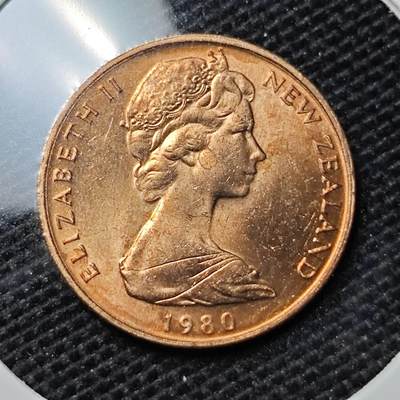 KK钱币收藏小铺 第309期 2月预留时间 周末发货 - 1980新西兰1分 好品