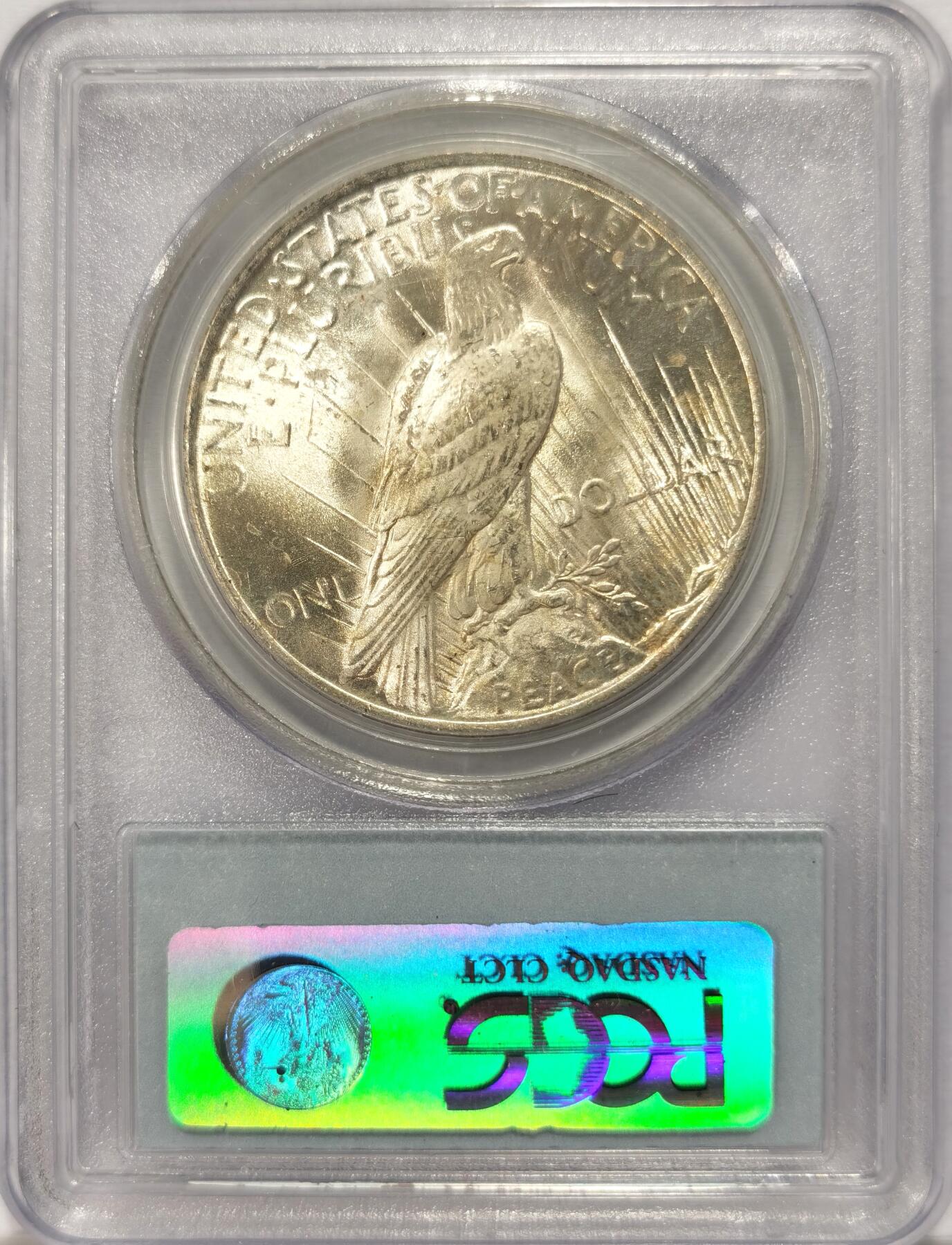 博洋堂世界钱币拍卖第131期（全场包邮） PCGS MS64 美国1923和平鹰
