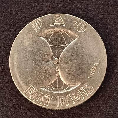 【全场包邮】纯粹捡漏拍443场 - 【样币】波兰1971年10兹洛提FAO哺乳PROBA纪念样币