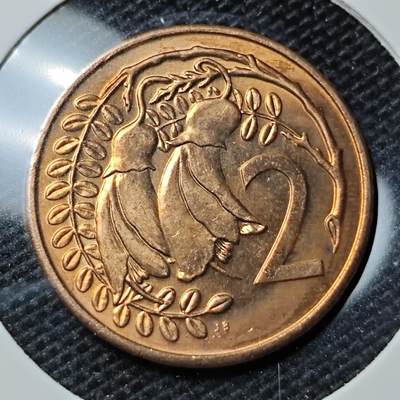 KK钱币收藏小铺 第309期 2月预留时间 周末发货 - 1981新西兰2分 好品铜币