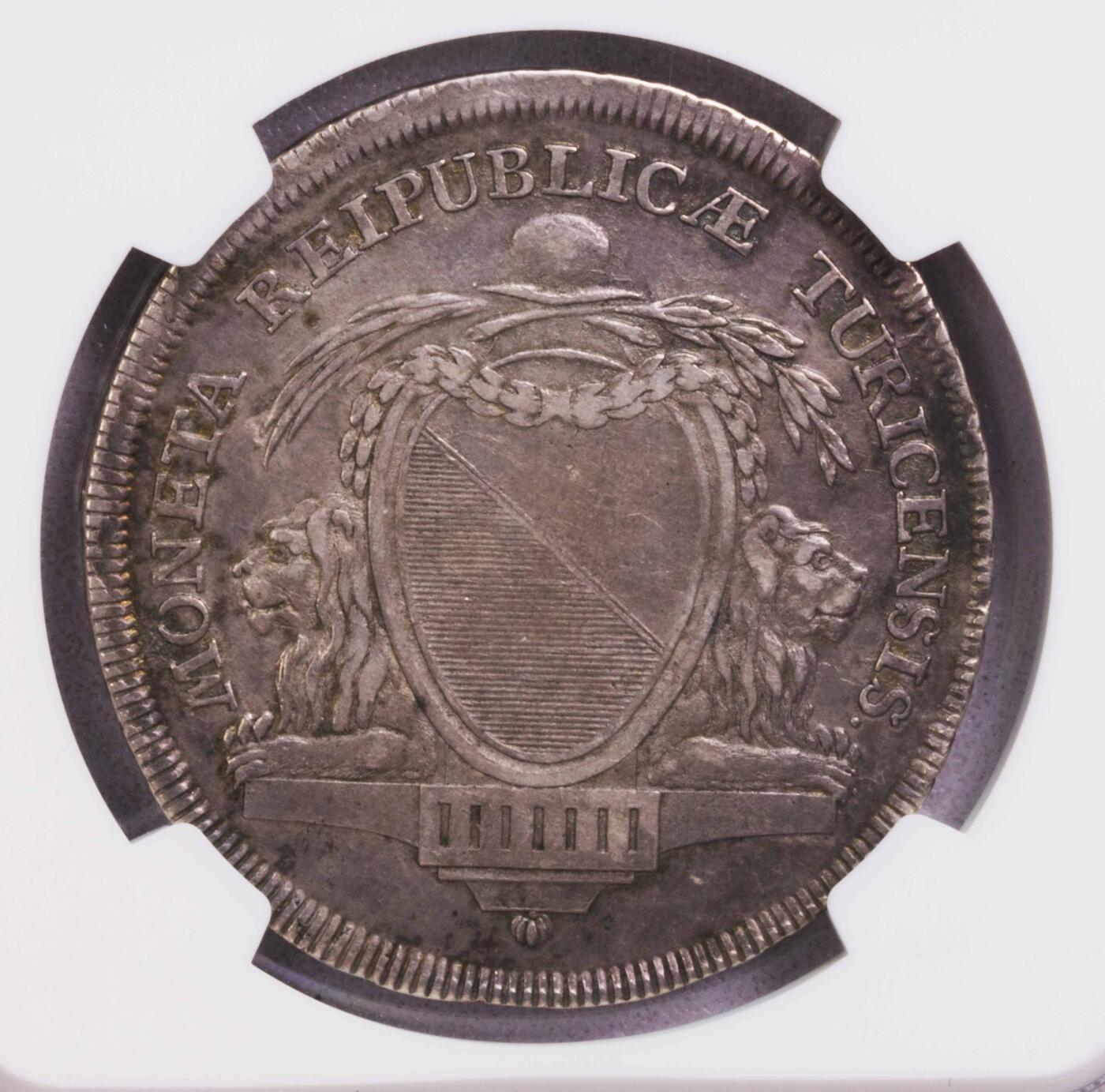 NGC-AU50 1790瑞士苏黎世景观泰勒双狮版 原味