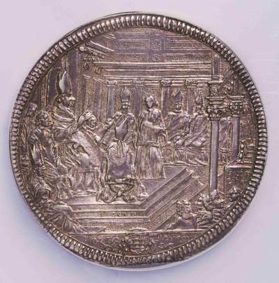 NGC-MS62 1702教皇国圣年皮阿斯特大银币 - NGC-MS62 1702教皇国圣年皮阿斯特大银币