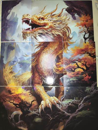 阳大大卡牌超级大甩拍第62期（周五晚上九点截拍，持续收拍品，进群福利早知道） - 元战纪 山海经 神兽龙、凤九拼图各一套