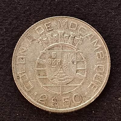 【全场包邮】纯粹捡漏拍443场 - 葡属莫桑比克1938年2.5埃斯库多银币