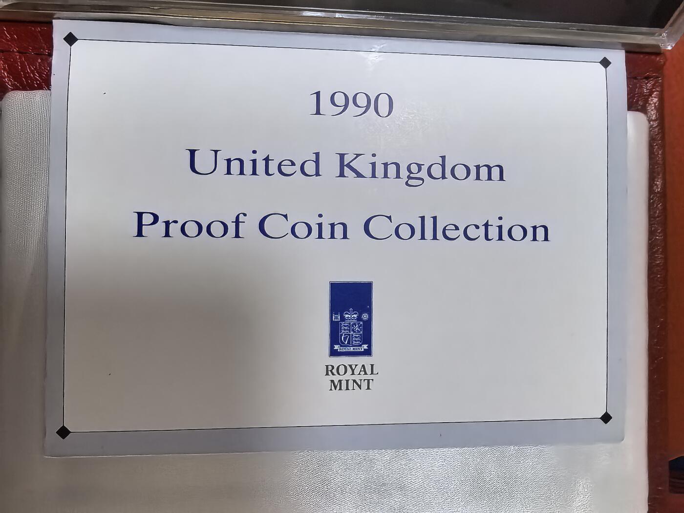 长老汇蛇年精选第二十四场拍卖 1990英国8枚精制币套装，盒证全