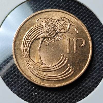 KK钱币收藏小铺 第309期 2月预留时间 周末发货 - 1971爱尔兰1便士 好品