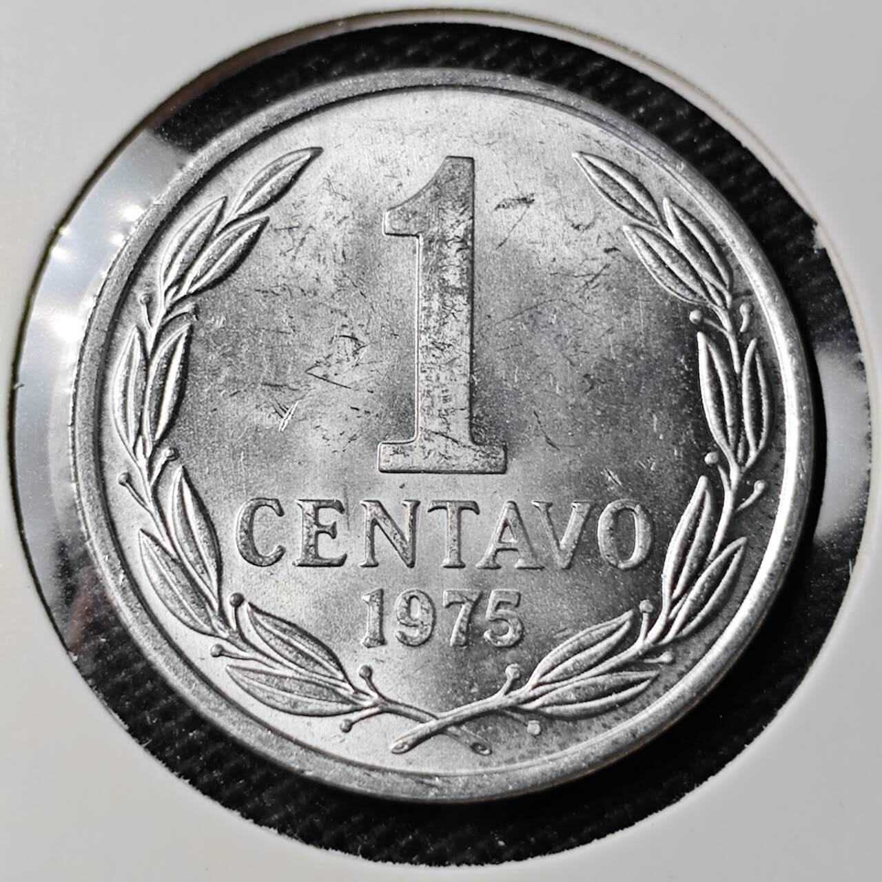 KK钱币收藏小铺 第309期 2月预留时间 周末发货 1975智利1分 秃鹰