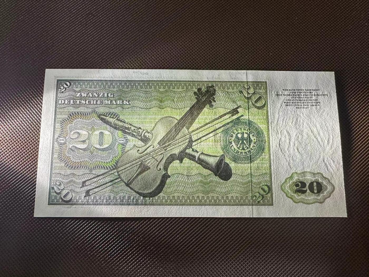 喜羊羊钱币收藏2025第7期(普品场) 德国1970年20马克  unc  