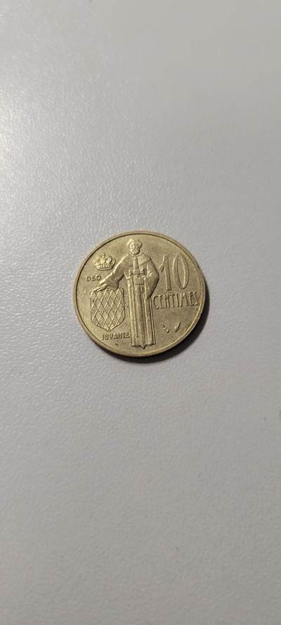 2025第二十期 摩纳哥1979年10分    铜币   