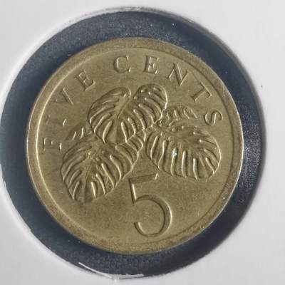 沼泽如烟--第784场 - 新加坡1990年五分