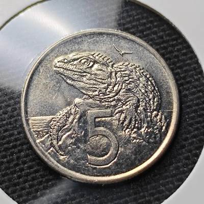 KK钱币收藏小铺 第309期 2月预留时间 周末发货 - 1981新西兰5分 好品