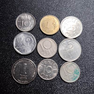 泉币菌-第55场-各国散币场 - 欧洲散币 9枚