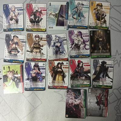 花开卡拍第31期（7月20号周日截拍，品控勿拍!!!拍品不寄存，运费5元，自制卡难免瑕疵，可能存在轻微撞角爆边等出厂瑕疵，品控介意勿拍！） - 黑白双翼 妮娅NIKKE 妹卡 不重复17张