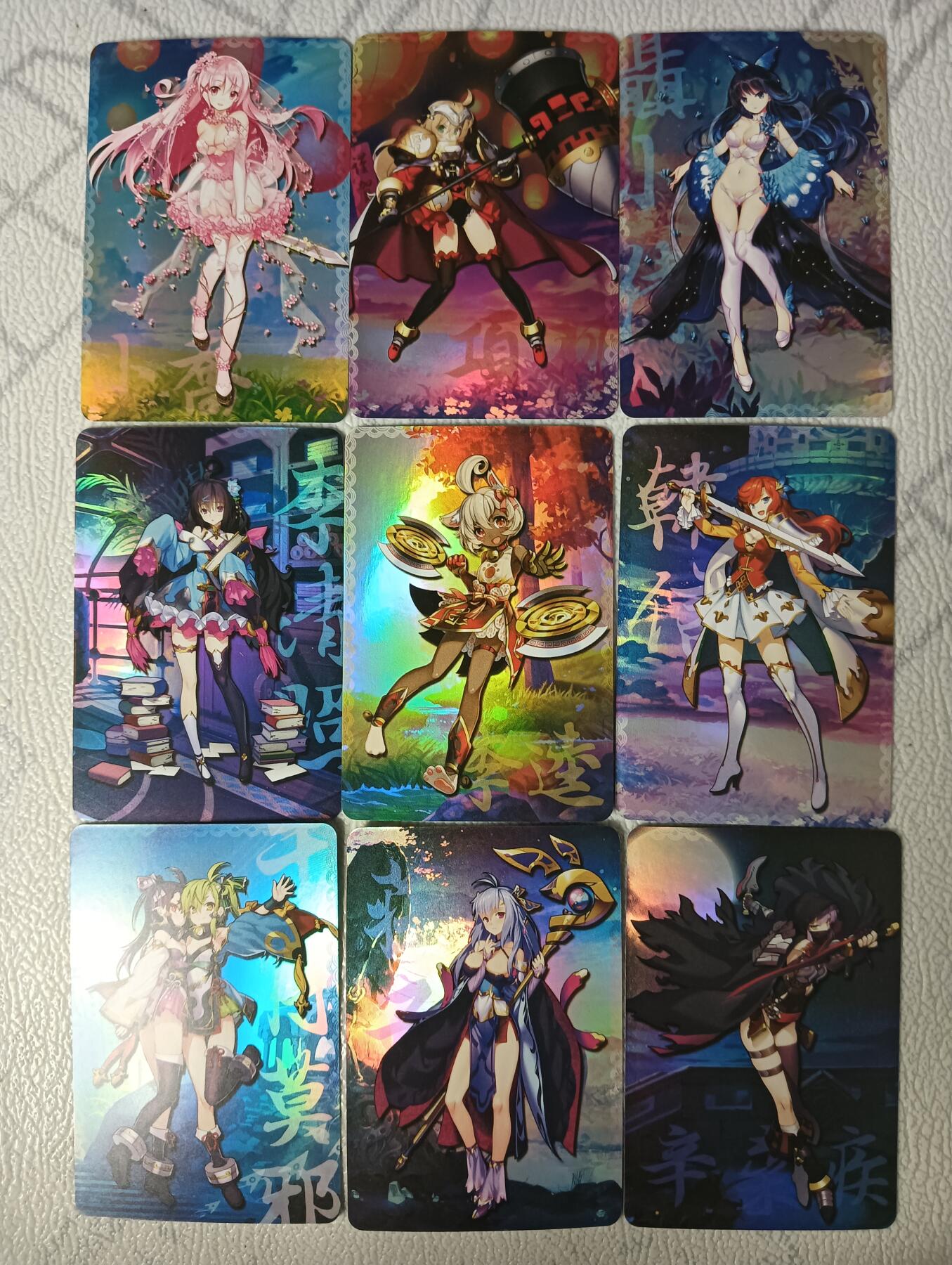 花开卡拍第31期（7月20号周日截拍，品控勿拍!!!拍品不寄存，运费5元，自制卡难免瑕疵，可能存在轻微撞角爆边等出厂瑕疵，品控介意勿拍！）