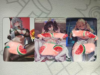 花开卡拍第31期（7月20号周日截拍，品控勿拍!!!拍品不寄存，运费5元，自制卡难免瑕疵，可能存在轻微撞角爆边等出厂瑕疵，品控介意勿拍！） - 次元鉴赏（绘天阁） 单卡系列 彩闪 3张