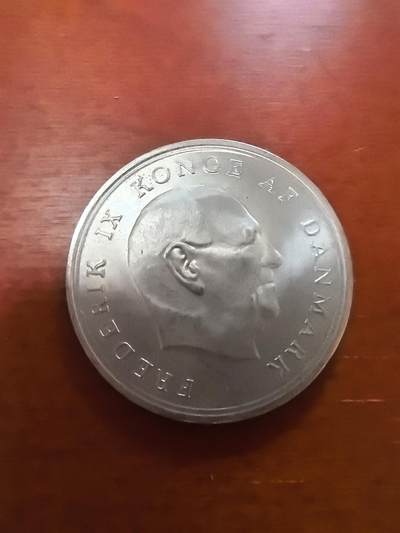 长老汇蛇年精选第二十五场拍卖 - 1967丹麦弗雷德里希九世10克朗银币，双面人头像