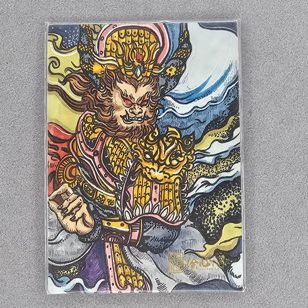 龙虎卡牌第46场 （无佣金，满120包邮，欢迎送拍） 【手绘卡】牛魔王 画师：六六