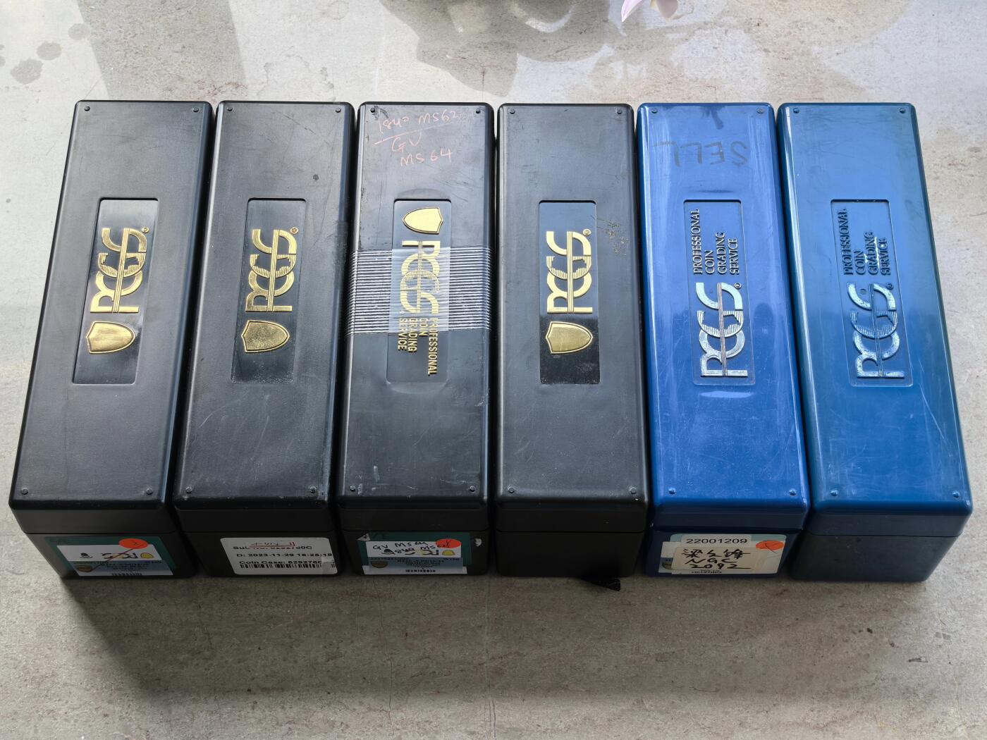 博洋堂世界钱币拍卖第131期（全场包邮） PCGS评级盒6个一组