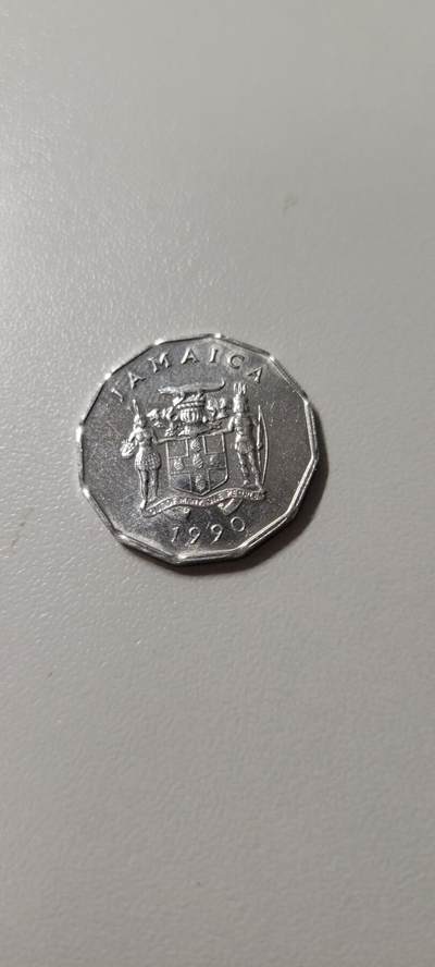 2025第二十期  牙买加1分异形币 1990年 全新