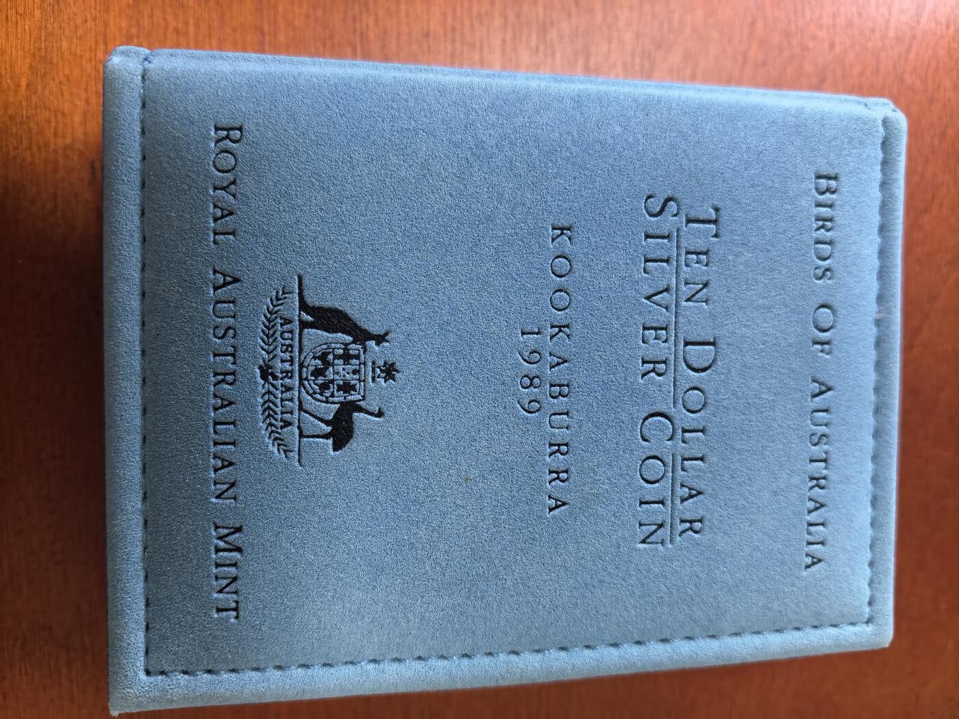 长老汇蛇年精选第二十五场拍卖 1989澳大利亚笑翠鸟10元精制银币，盒证全，5万枚